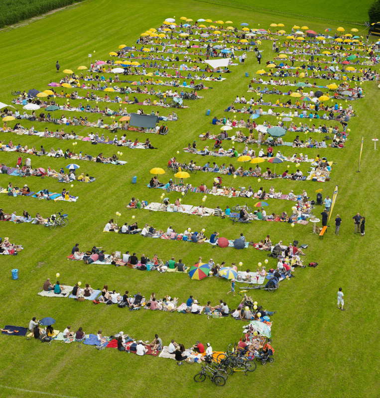 Kilometerlanger Picknickspaß am 